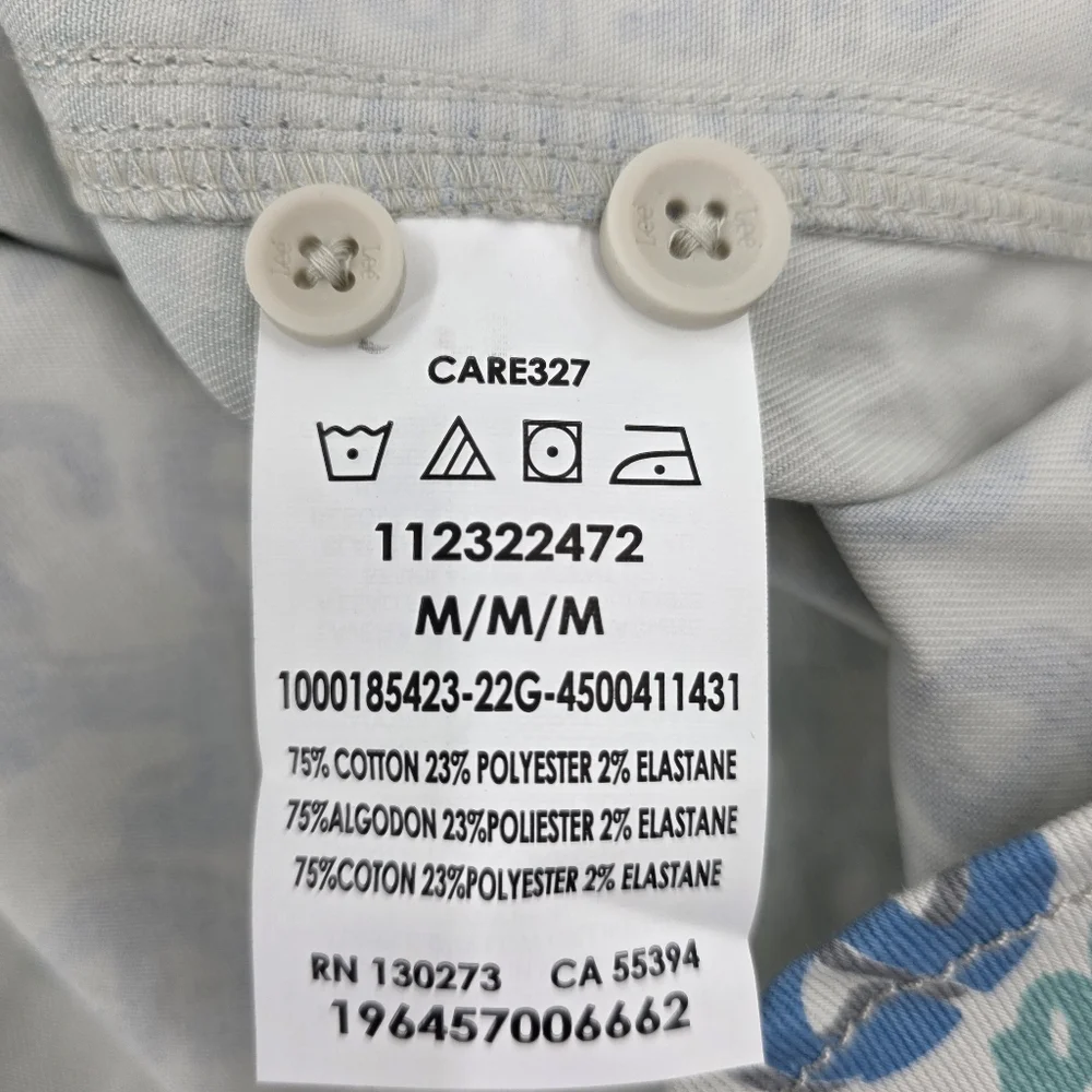 NWT LEE Workwear Heritage Chetopa Twill Logo‎ Print Shacket Mens Medium No Iron.